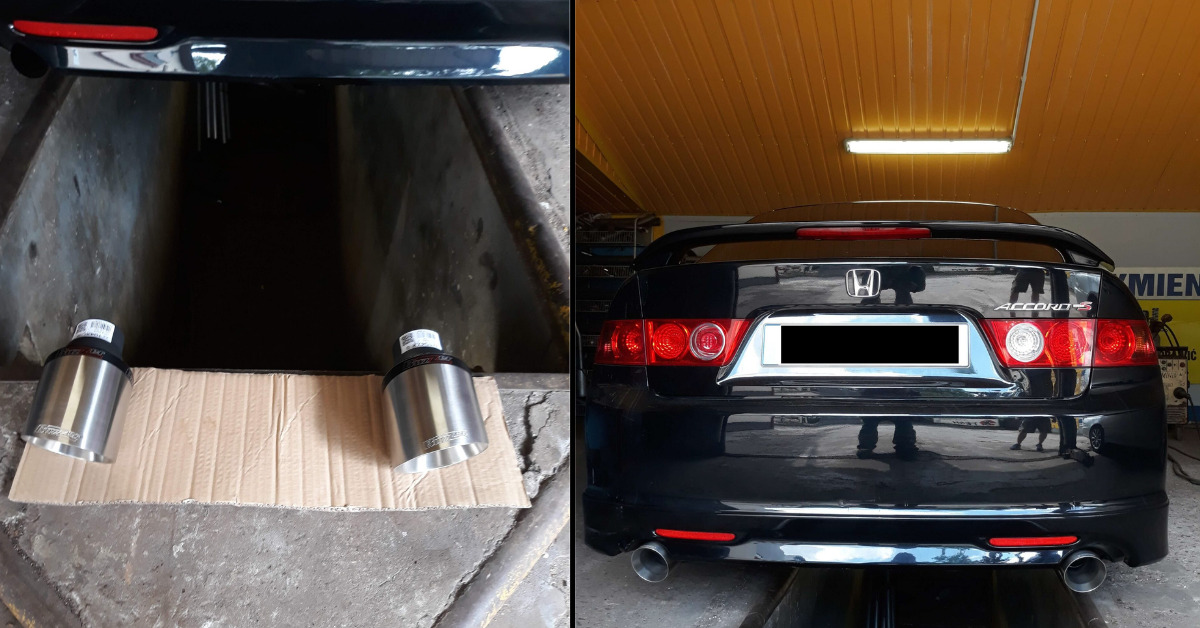 Montaż ozdobnych, sportowych końcowek