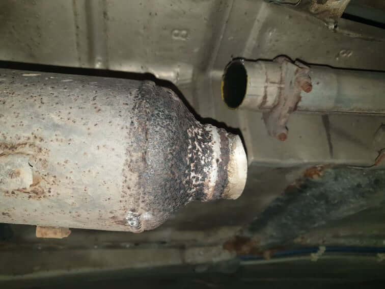 Nieudana próba kradzieży katalizatora Audi Rzeszów