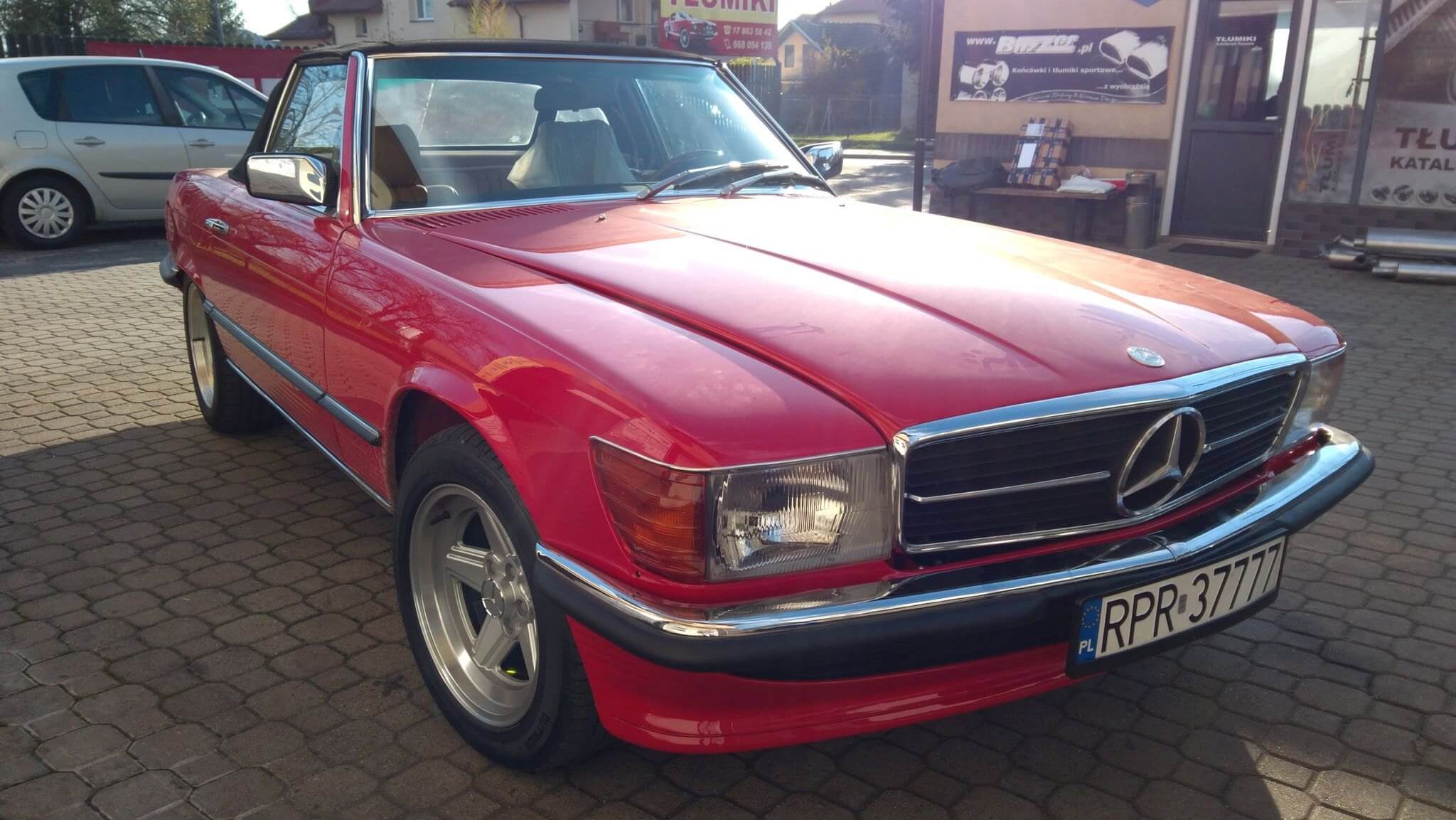 Tuning układu wydechowego - Mercedes SL