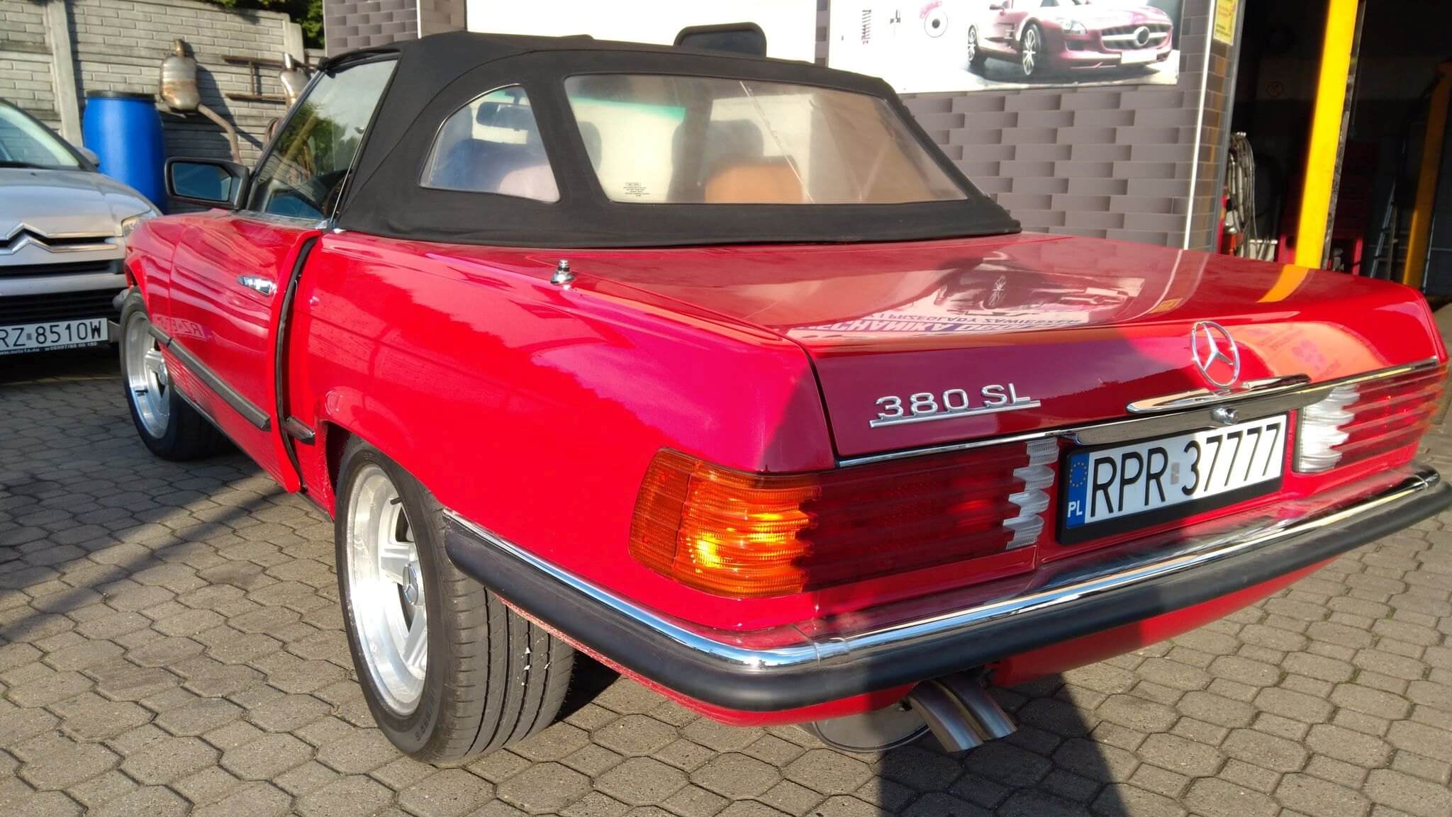 Tuning układu wydechowego - Mercedes SL