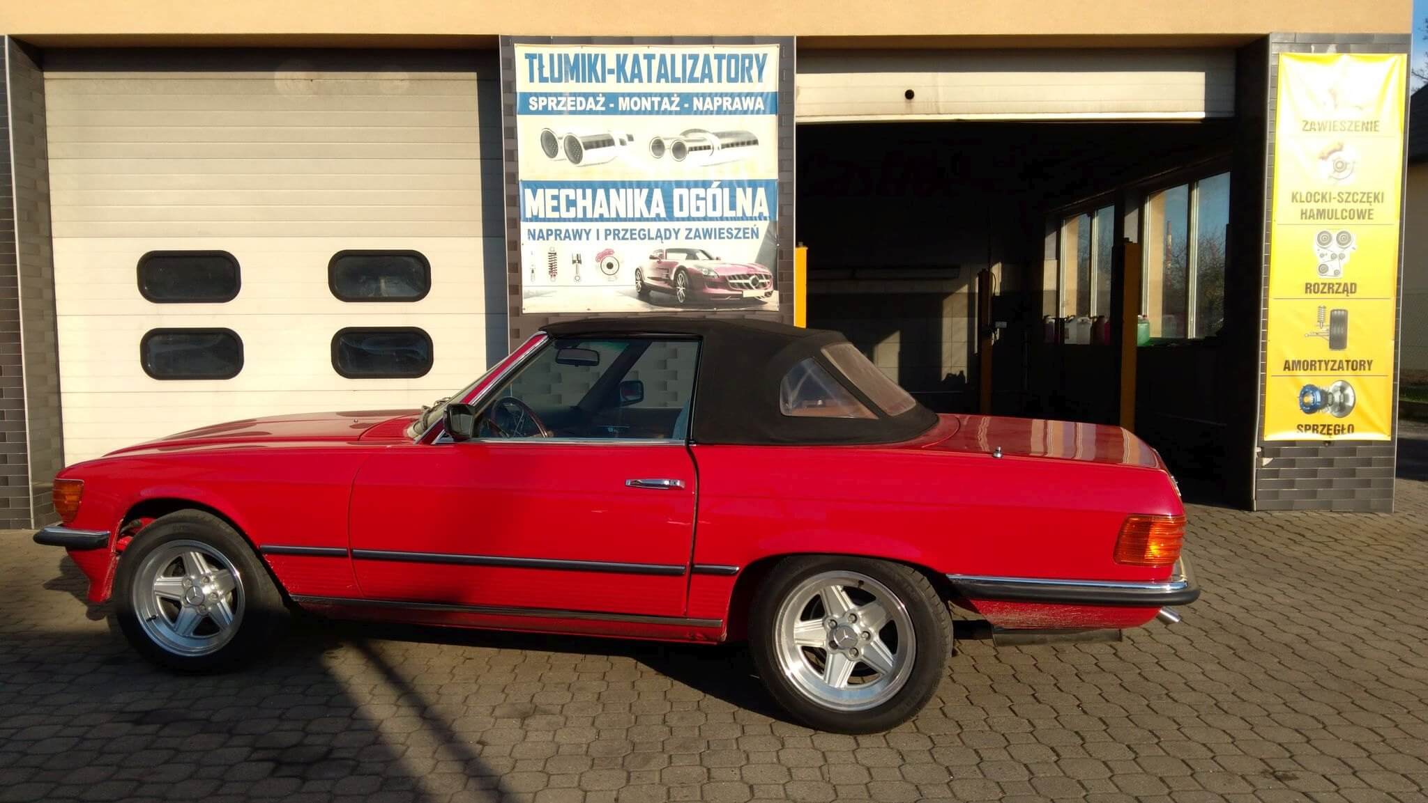 Tuning układu wydechowego - Mercedes SL