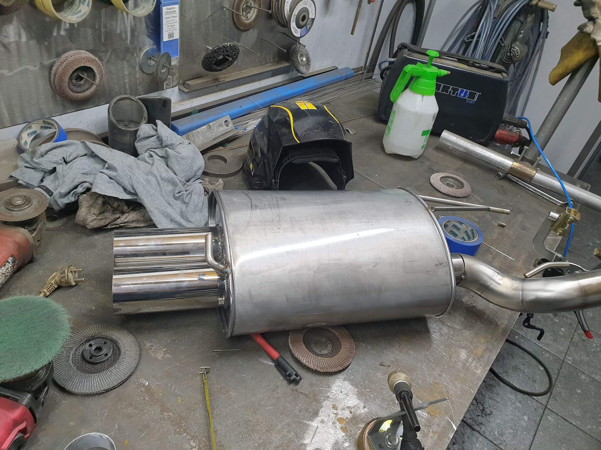 Przeróbka wydechu Mitsubishi