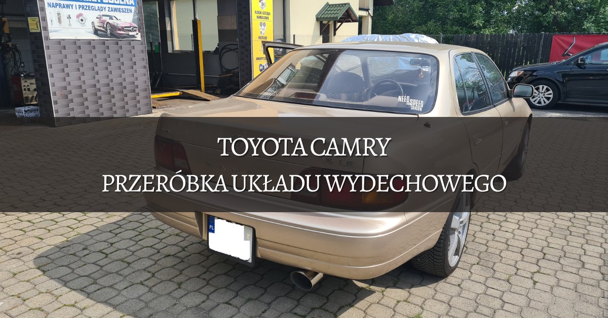Przeróbka układu wydechowego - Toyota Camry