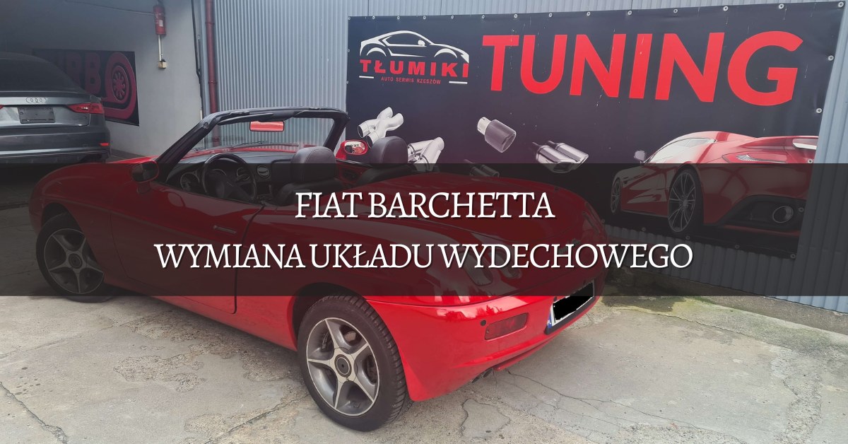 Fiat Barchetta i wymiana układu wydechowego