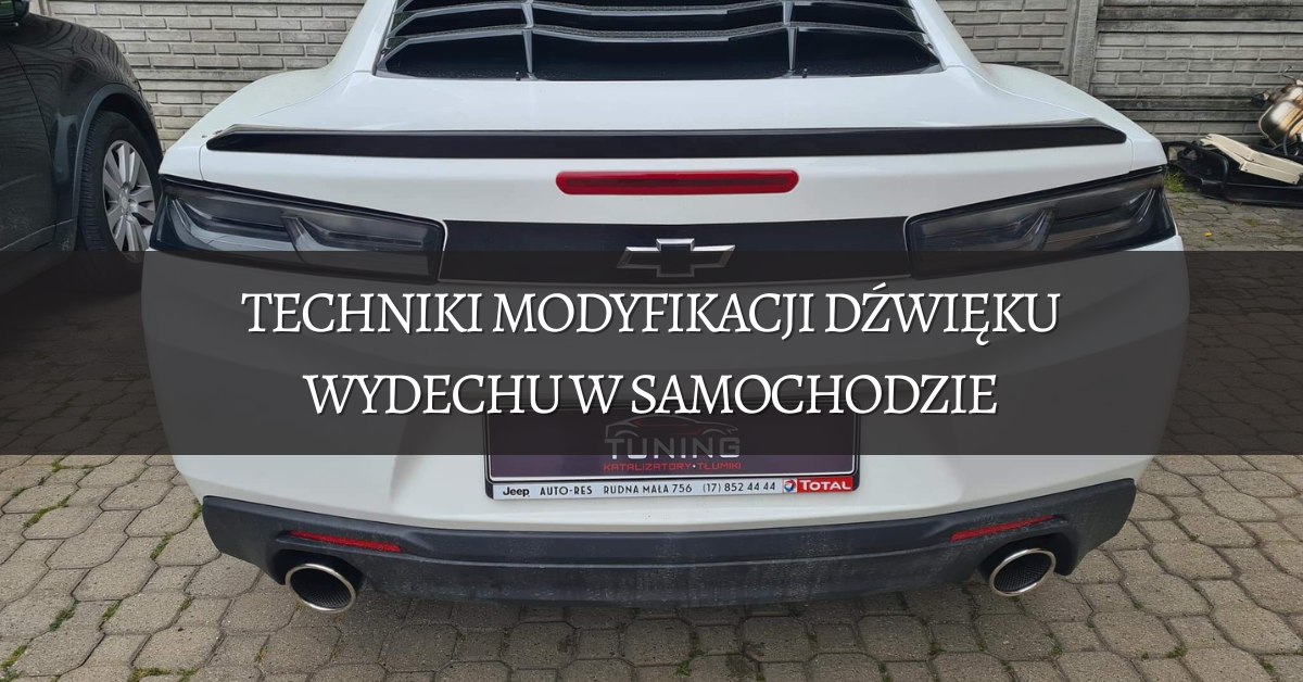 Techniki modyfikacji dźwięku wydechu w samochodzie