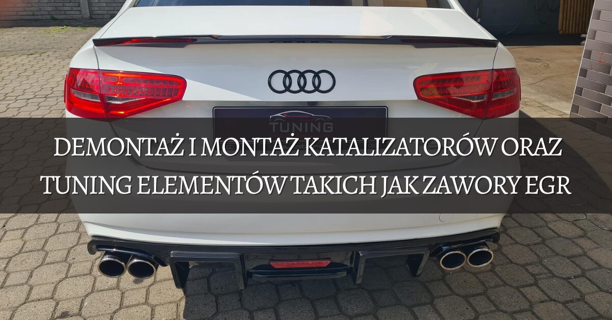 Demontaż i montaż katalizatorów oraz tuning elementów