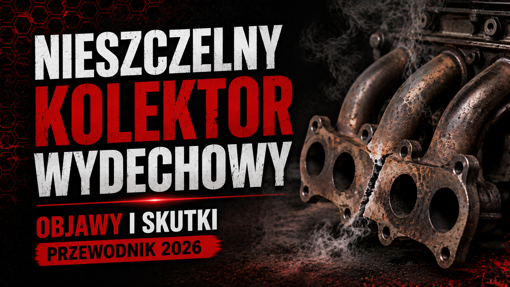 Nieszczelny kolektor wydechowy – objawy i skutki (Przewodnik 2026)