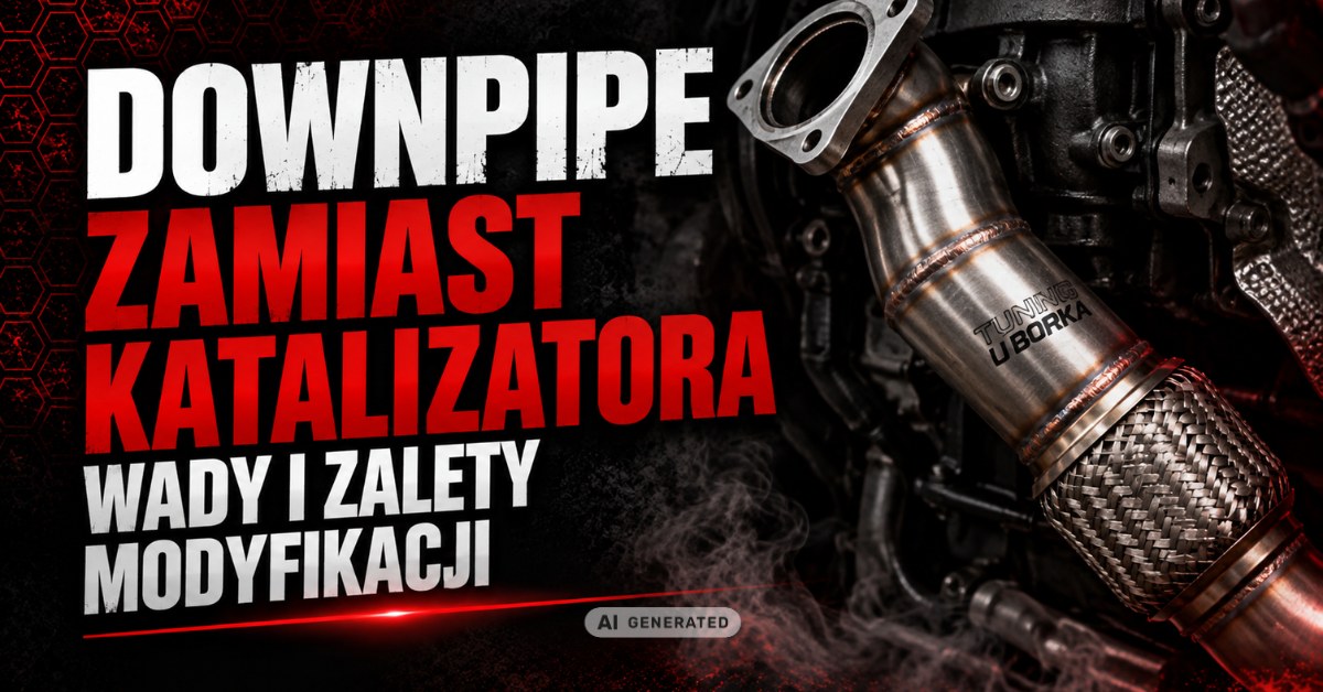 Downpipe zamiast katalizatora – wady i zalety modyfikacji